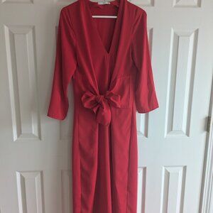 Mango MNG Suit Long Red Dress, size S but fits more like a M